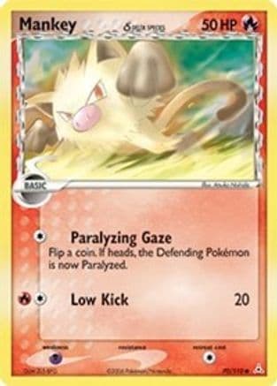 Mankey (Delta Species) — Holon Phantoms
