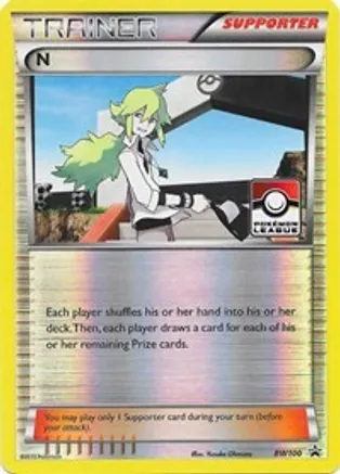 N (Supporter) - BW100 — Black and White Promos