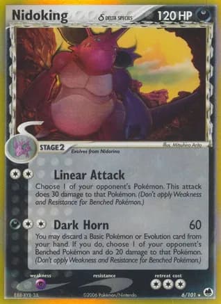 Nidoking (Delta Species) — EX Dragon Frontiers