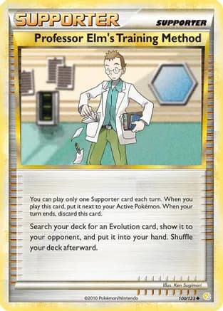 Professor Elm's Training Method — HeartGold SoulSilver