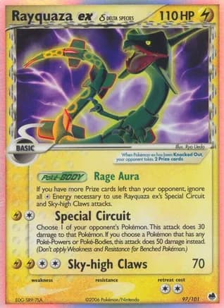 Rayquaza ex (Delta Species) — EX Dragon Frontiers