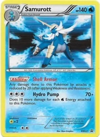 Samurott - BW22 — Black and White Promos