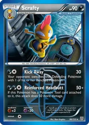 Scrafty (Team Plasma) — Plasma Storm