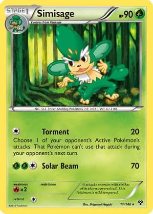 Simisage — XY Base Set