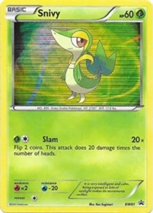 Snivy - BW01 — Black and White Promos