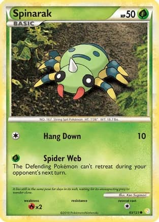 Spinarak — HeartGold SoulSilver