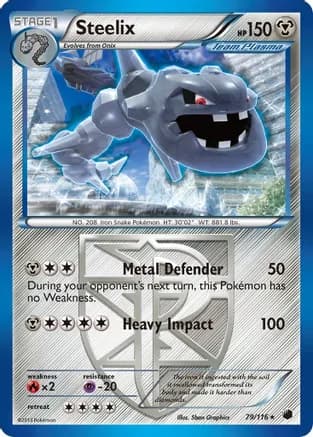 Steelix (Team Plasma) — Plasma Freeze