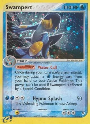 Swampert - 13/109 — EX Ruby and Sapphire