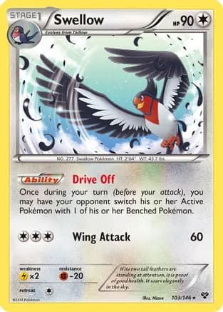 Swellow — XY Base Set