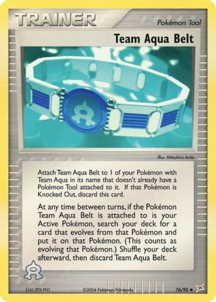 Team Aqua Belt — EX Team Magma vs Team Aqua