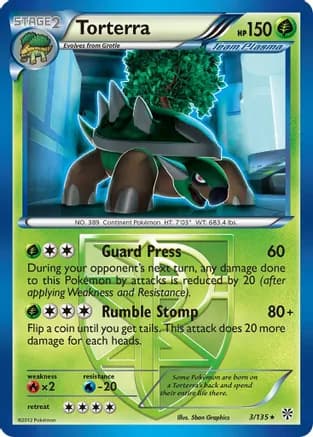 Torterra (Team Plasma) — Plasma Storm