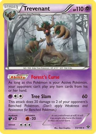 Trevenant — XY Base Set