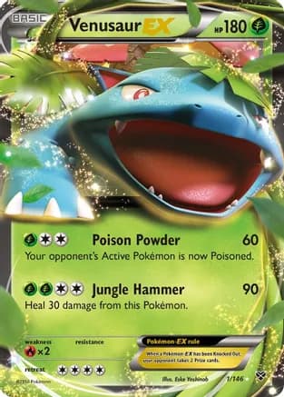 Venusaur EX — XY Base Set