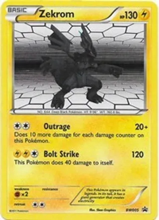 Zekrom - BW005 — Black and White Promos