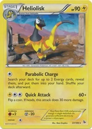 Heliolisk - 37/106 (XY Flashfire) — Deck Exclusives
