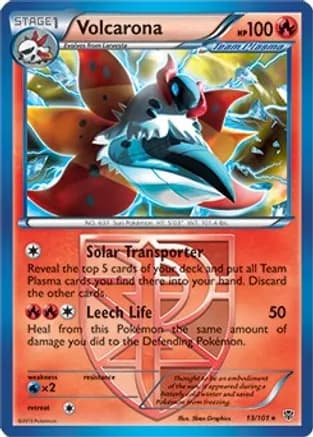 Volcarona - 13/101 (BW Plasma Blast) — Deck Exclusives