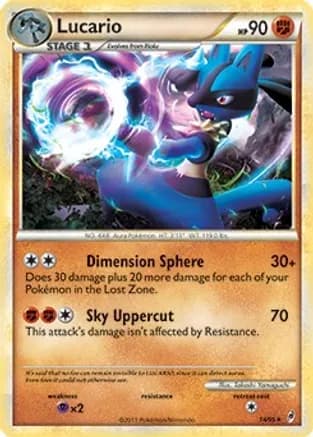 Lucario - 14/95 (Call of Legends) — Deck Exclusives