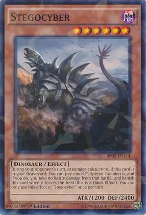 Stegocyber (Shatterfoil) — Battle Pack 3: Monster League
