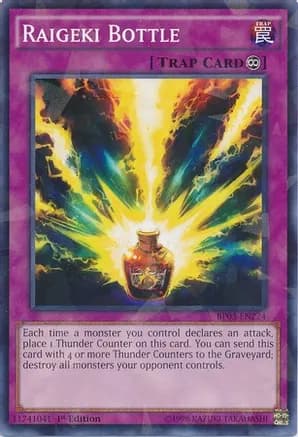 Raigeki Bottle (Shatterfoil) — Battle Pack 3: Monster League