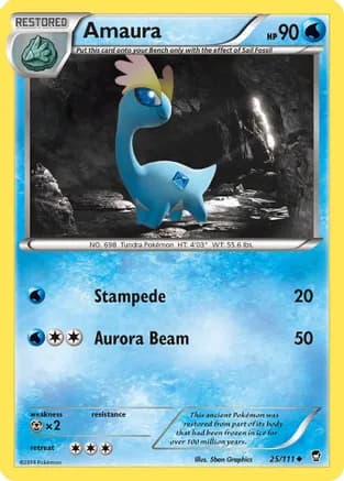 Amaura — XY - Furious Fists