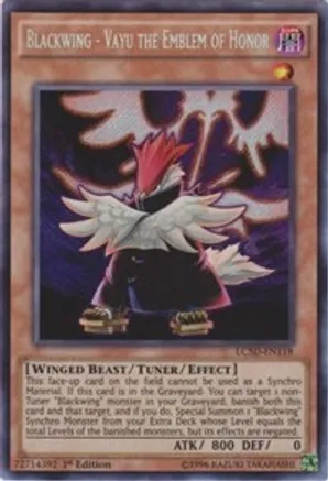 Blackwing - Vayu the Emblem of Honor — Legendary Collection 5D's