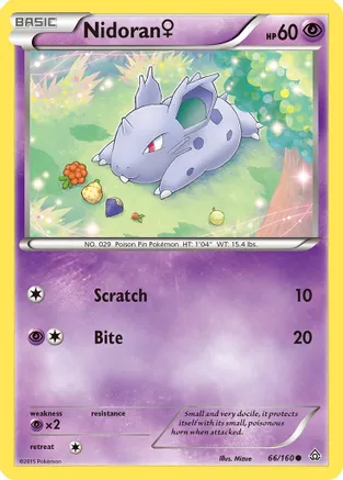 Nidoran (F) — XY - Primal Clash