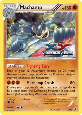Machamp - XY13 (Prerelease) — XY Promos
