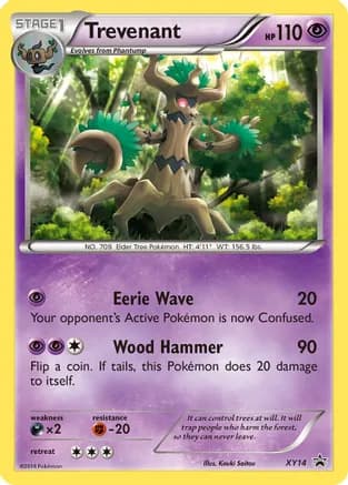 Trevenant - XY14 — XY Promos