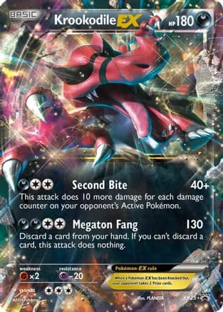 Krookodile EX - XY25 — XY Promos