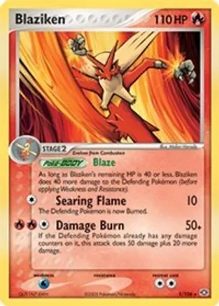 Blaziken - 1/106 (Non-Holo) — Deck Exclusives